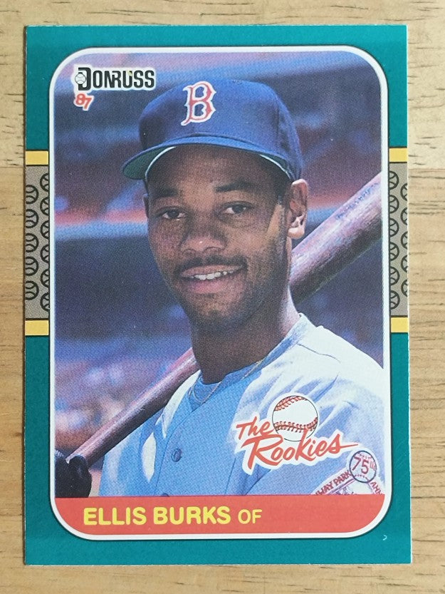 1987 Donruss Rookies #5 Ellis Burks XRC