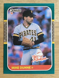 1987 Donruss Rookies #38 Mike Dunne