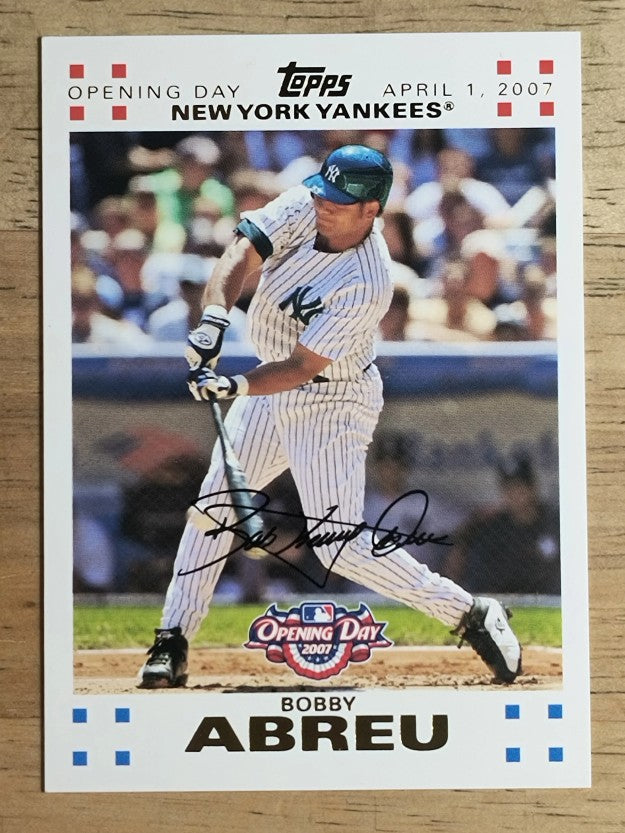 2007 Topps Opening Day Gold #1 Bobby Abreu