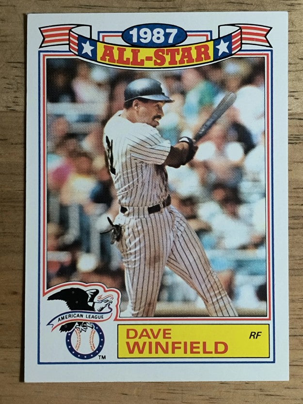 1988 Topps Glossy All-Stars #8 Dave Winfield