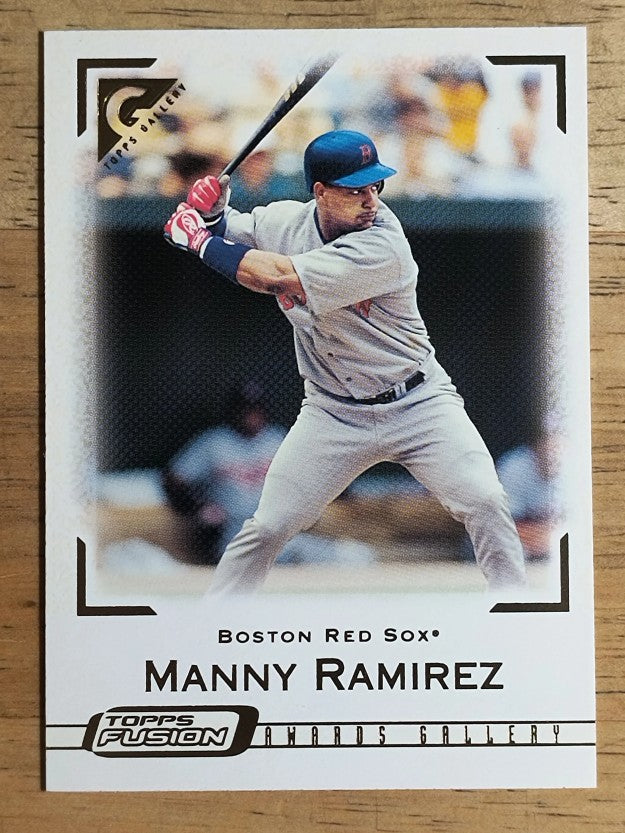 2001 Topps Fusion #148 Manny Ramirez Sox GAL