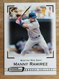 2001 Topps Fusion #148 Manny Ramirez Sox GAL
