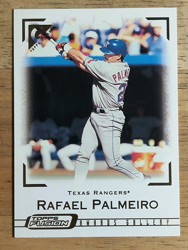 2001 Topps Fusion #198 Rafael Palmeiro GAL