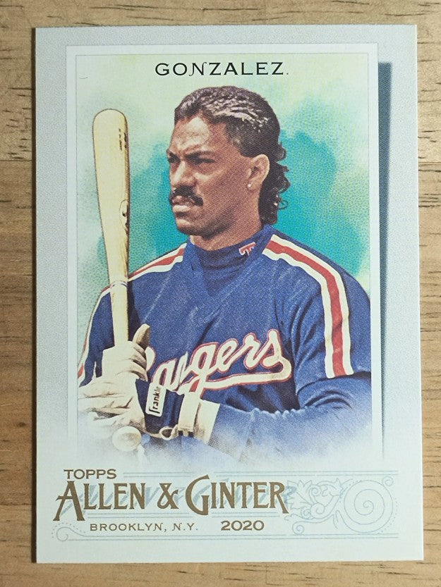 2020 Topps Allen and Ginter #315 Juan Gonzalez SP