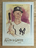 2020 Topps Allen and Ginter #80 DJ LeMahieu