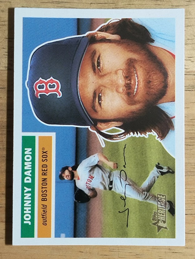 2005 Topps Heritage #326 Johnny Damon