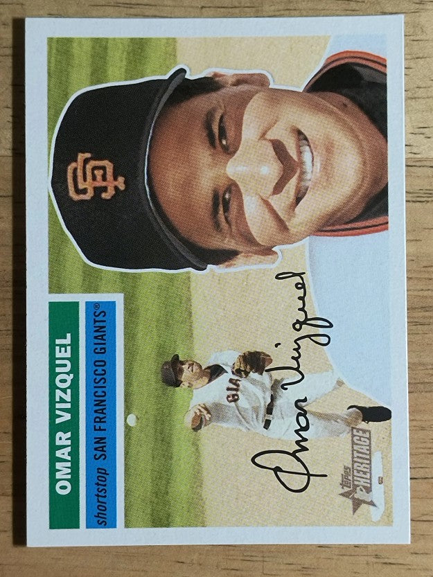 2005 Topps Heritage #318 Omar Vizquel