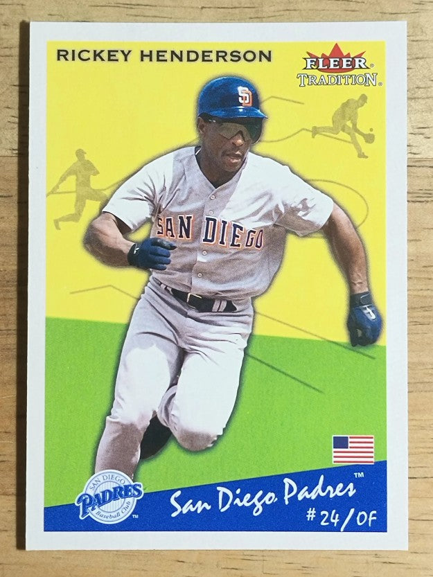 2002 Fleer Tradition #294 Rickey Henderson