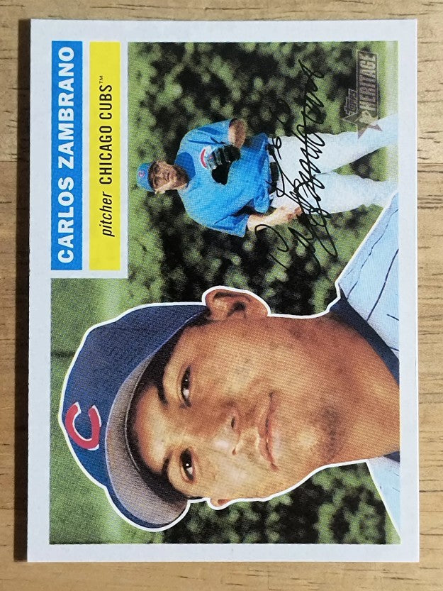 2005 Topps Heritage #55 Carlos Zambrano