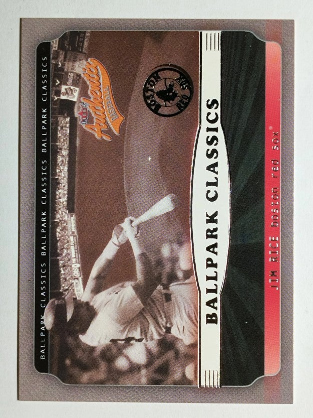 2002 Fleer Authentix Ballpark Classics #14 Jim Rice