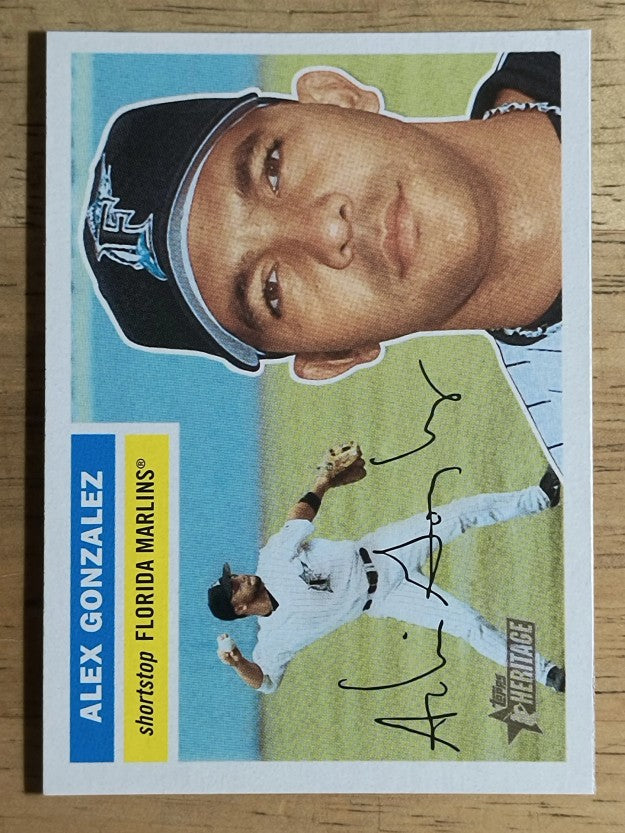 2005 Topps Heritage #453 Alex Gonzalez SP