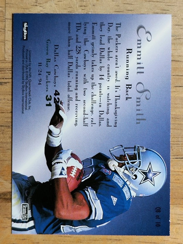 1995 SkyBox Premium Quickstrike #Q8 Emmitt Smith