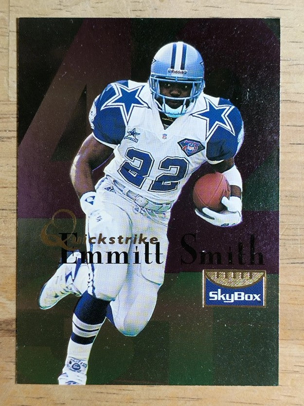 1995 SkyBox Premium Quickstrike #Q8 Emmitt Smith