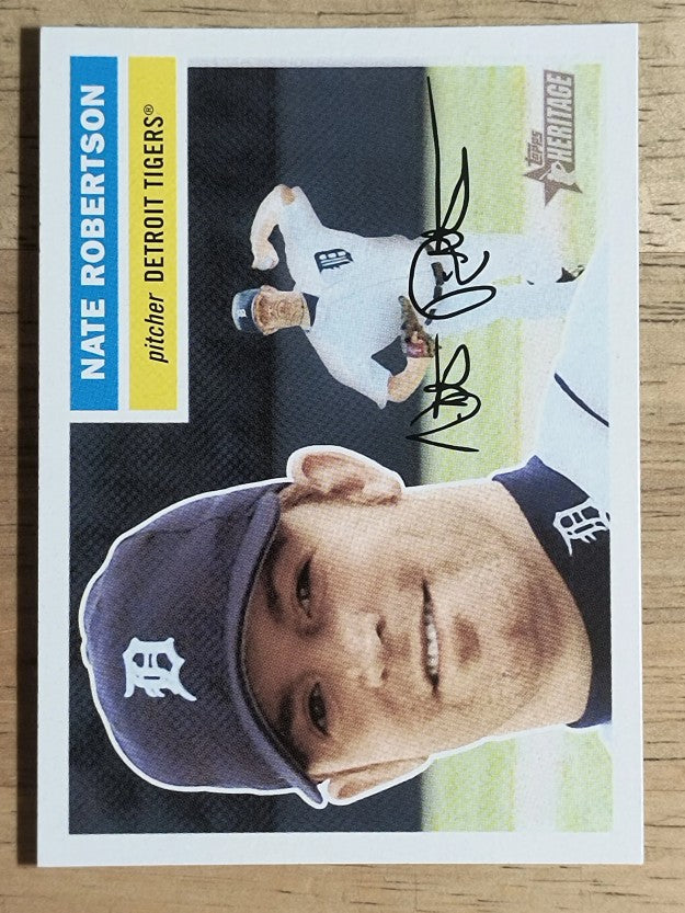 2005 Topps Heritage #136 Nate Robertson