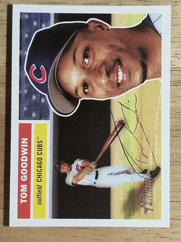 2005 Topps Heritage #128 Tom Goodwin