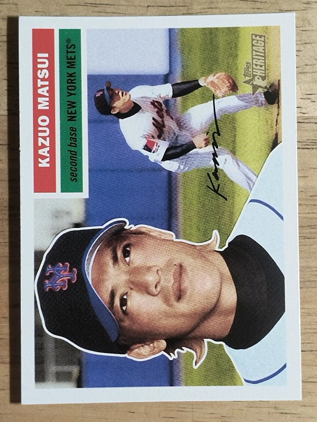 2005 Topps Heritage #28 Kazuo Matsui