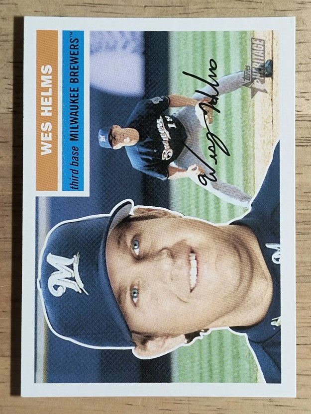 2005 Topps Heritage #26 Wes Helms