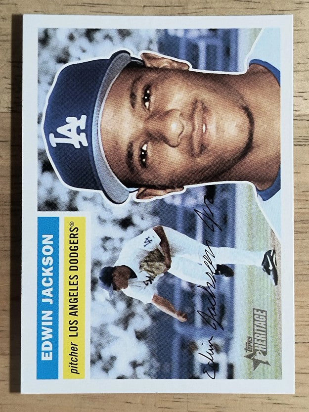 2005 Topps Heritage #24 Edwin Jackson