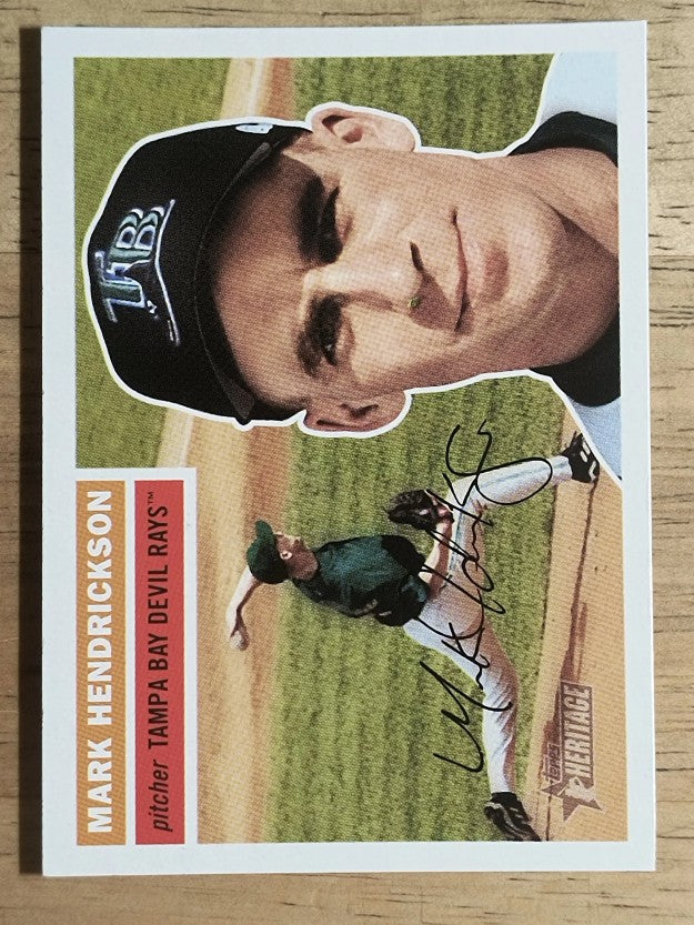 2005 Topps Heritage #190 Mark Hendrickson