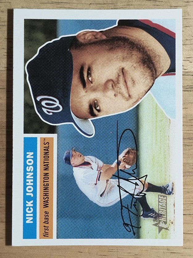 2005 Topps Heritage #183 Nick Johnson