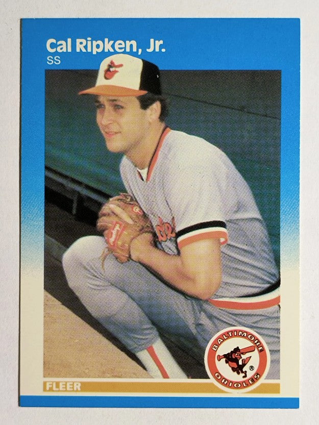1987 Fleer Glossy #478 Cal Ripken