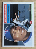 2005 Topps Heritage #3A Alfonso Soriano Fldg