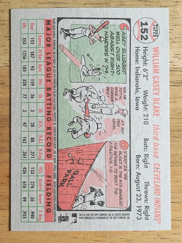 2005 Topps Heritage #152 Casey Blake