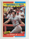 1987 Fleer Sluggers/Pitchers #35 Cal Ripken