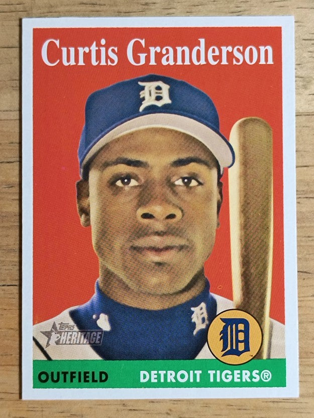 2007 Topps Heritage #434 Curtis Granderson