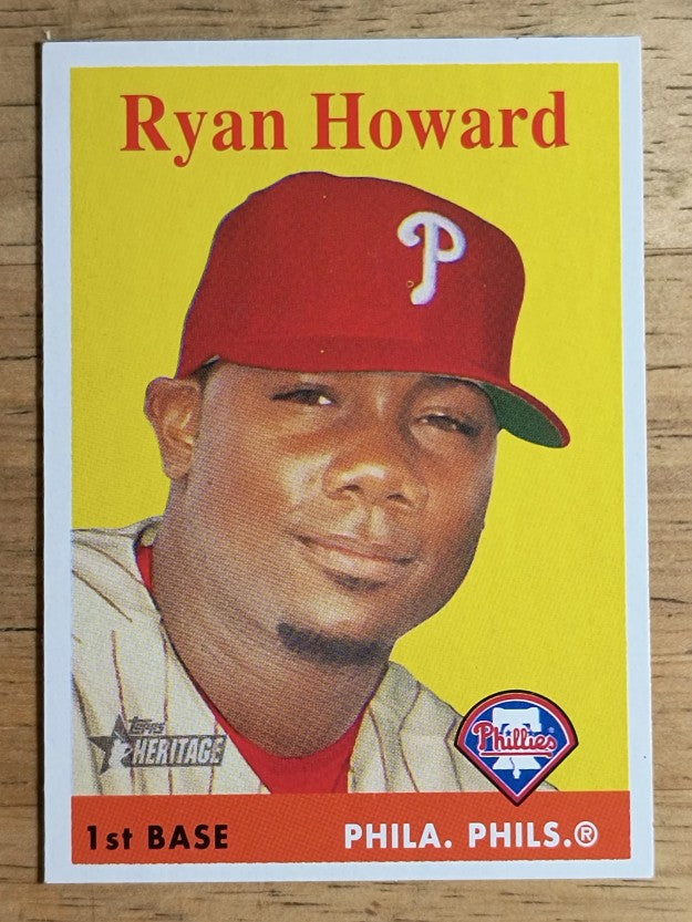 2007 Topps Heritage #310 Ryan Howard