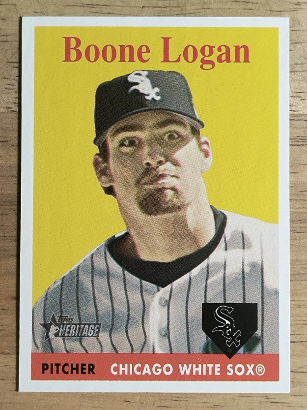 2007 Topps Heritage #347 Boone Logan SP