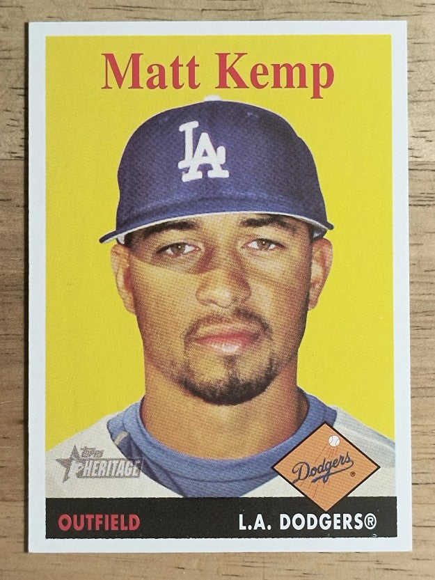 2007 Topps Heritage #244 Matt Kemp