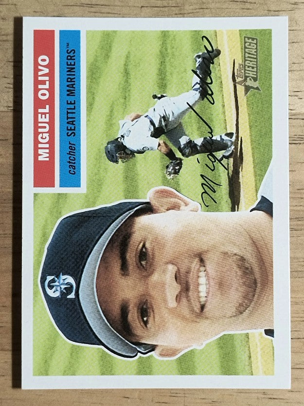 2005 Topps Heritage #77 Miguel Olivo