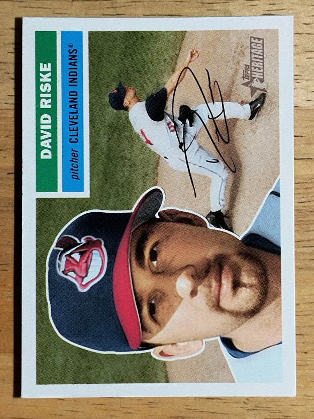 2005 Topps Heritage #58 David Riske