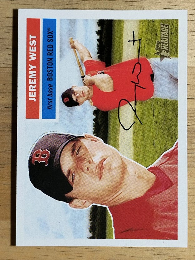 2005 Topps Heritage #283 Jeremy West RC