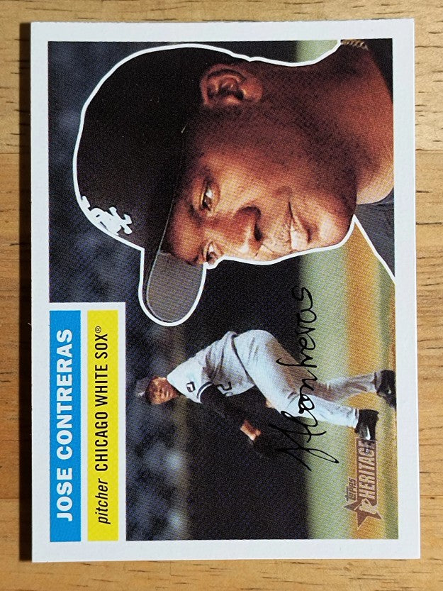 2005 Topps Heritage #277 Jose Contreras