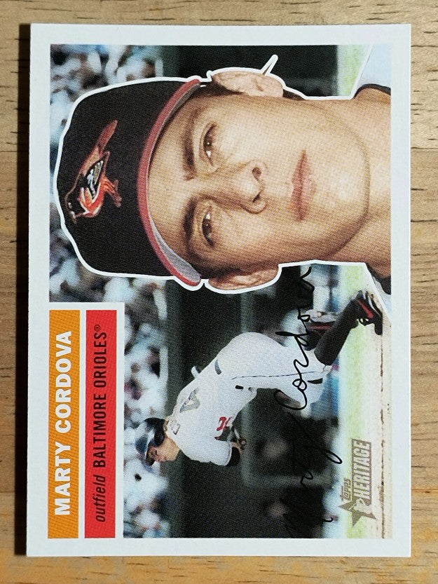 2005 Topps Heritage #275 Marty Cordova