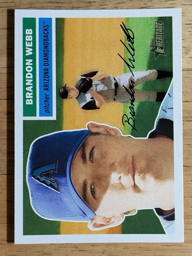 2005 Topps Heritage #274 Brandon Webb