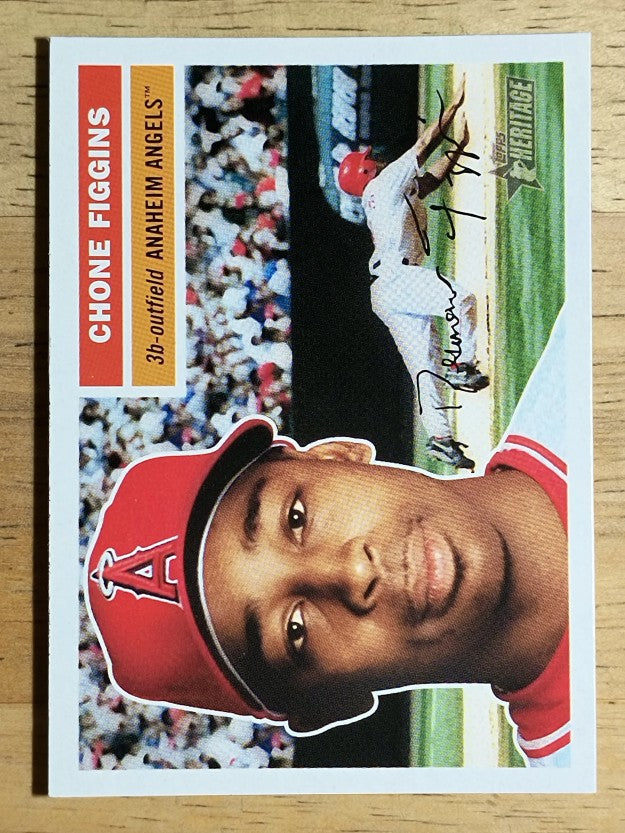 2005 Topps Heritage #232 Chone Figgins