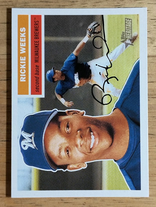 2005 Topps Heritage #230 Rickie Weeks