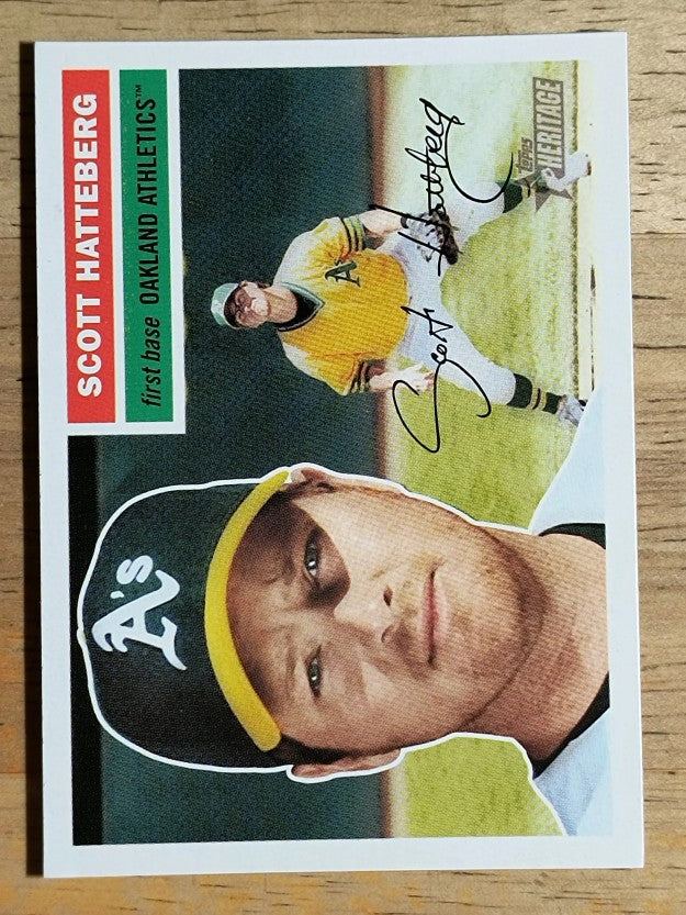 2005 Topps Heritage #221 Scott Hatteberg