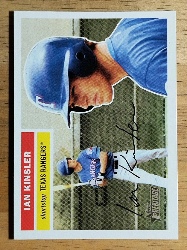 2005 Topps Heritage #341 Ian Kinsler RC