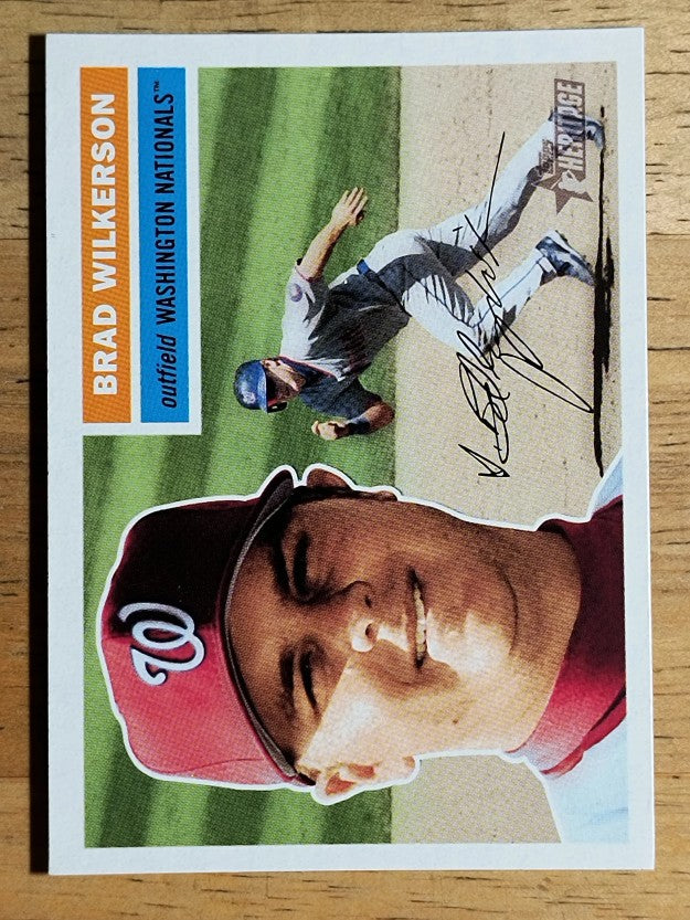 2005 Topps Heritage #340 Brad Wilkerson