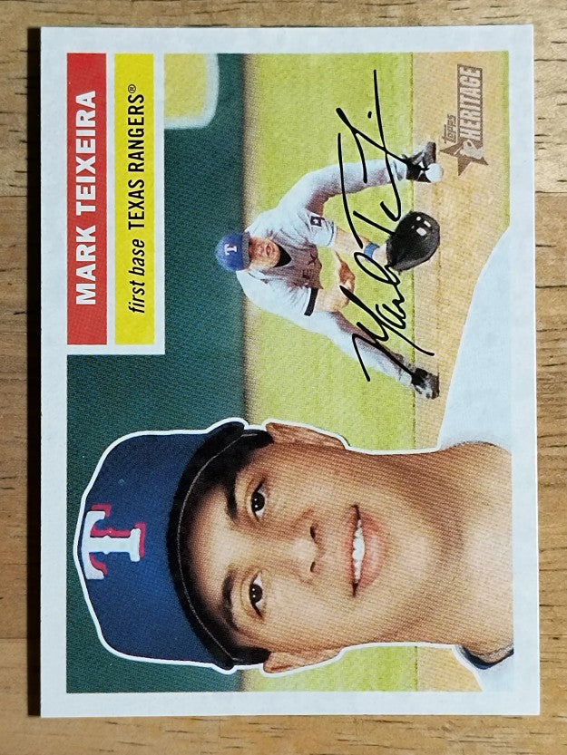 2005 Topps Heritage #169 Mark Teixeira
