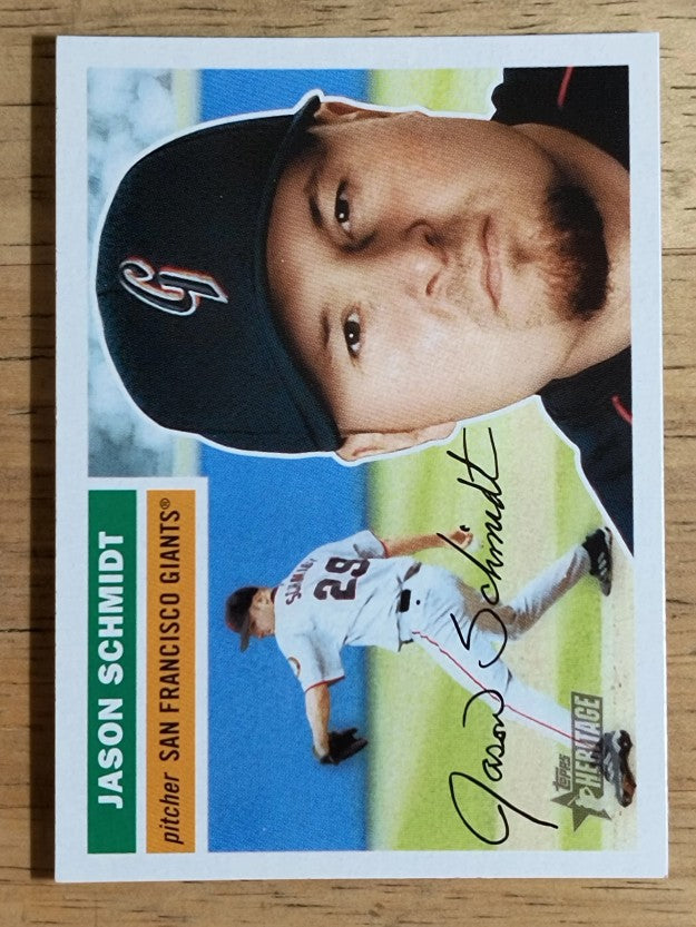 2005 Topps Heritage #163 Jason Schmidt