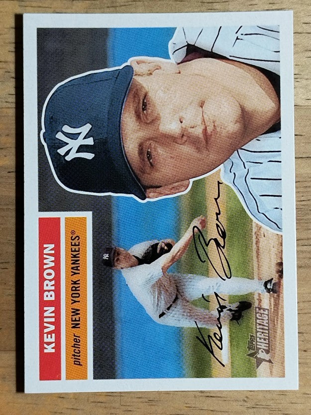 2005 Topps Heritage #161 Kevin Brown