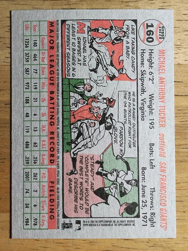 2005 Topps Heritage #160 Michael Tucker