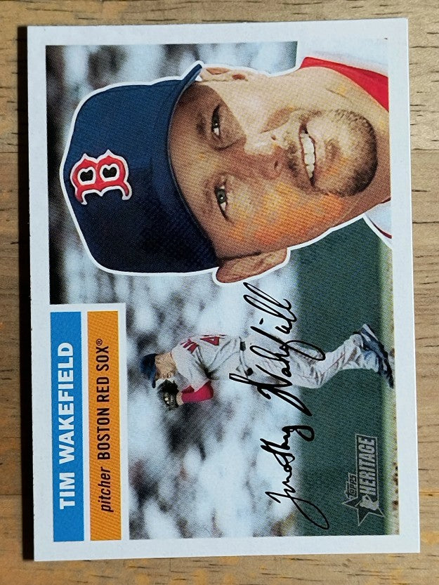 2005 Topps Heritage #302 Tim Wakefield