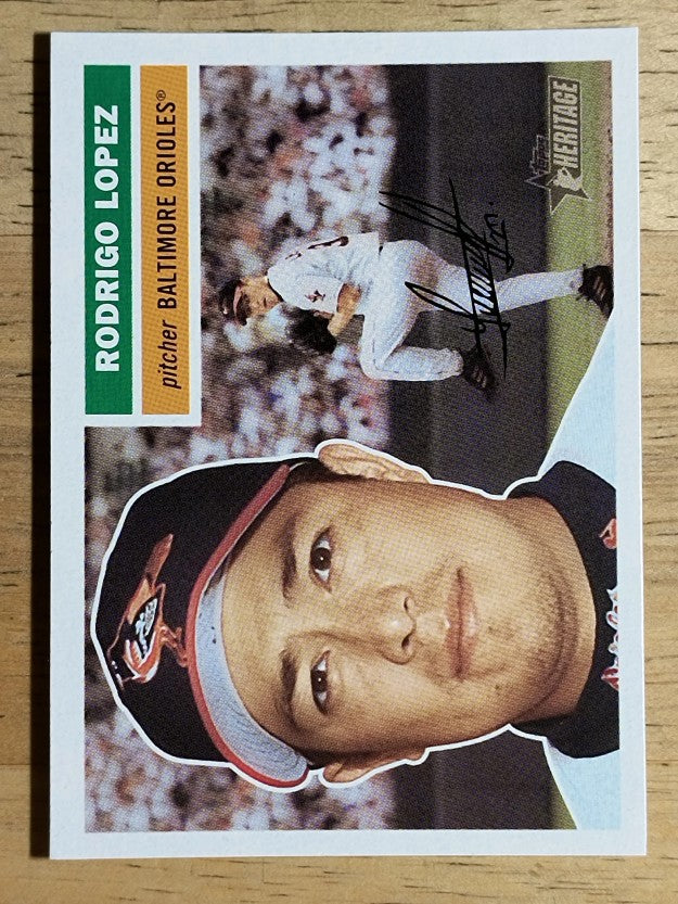 2005 Topps Heritage #123 Rodrigo Lopez