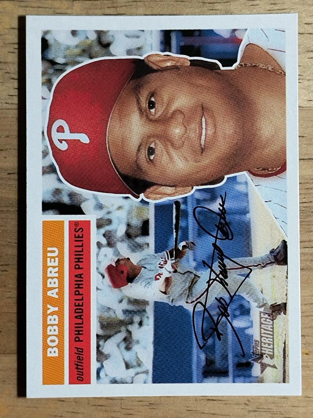 2005 Topps Heritage #120 Bobby Abreu